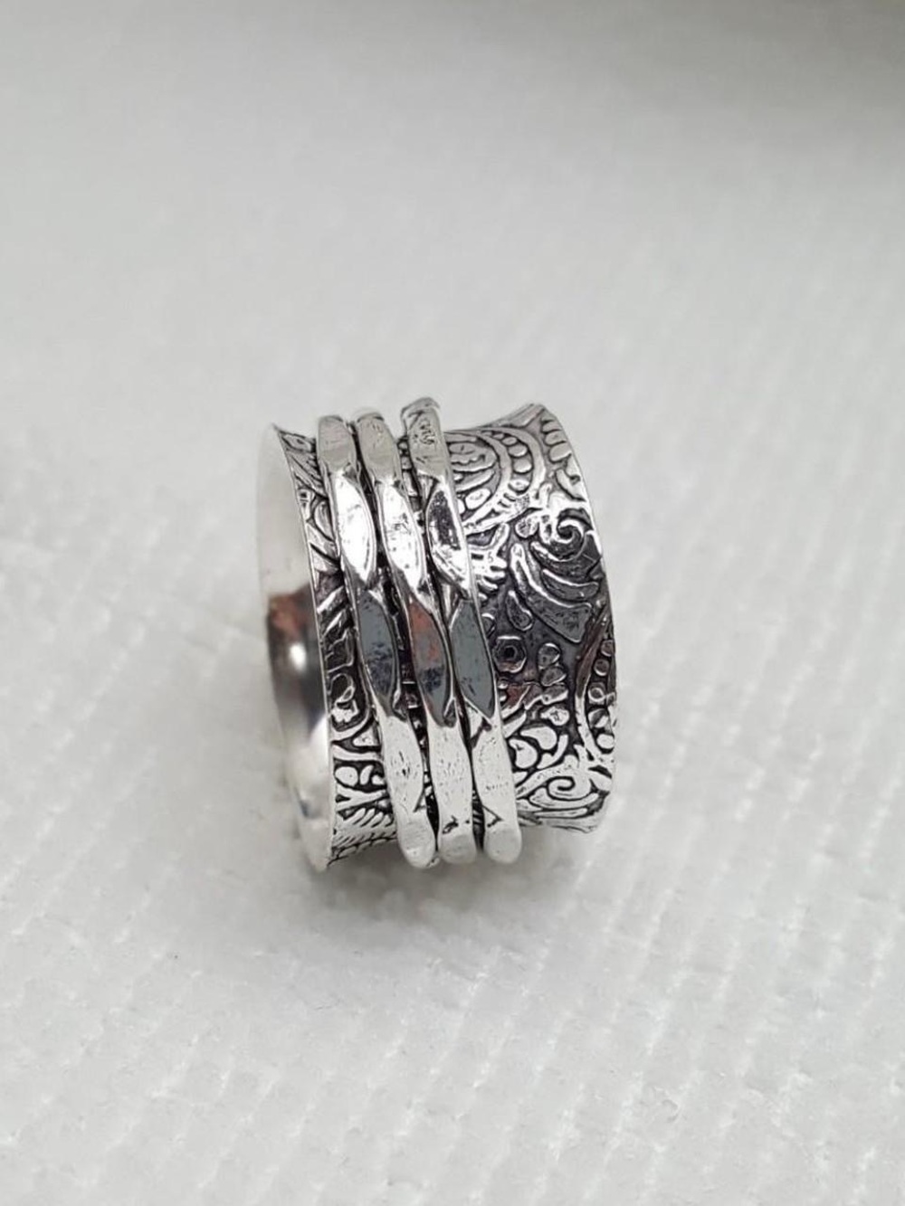 925 Silver Spinner Ring Band
